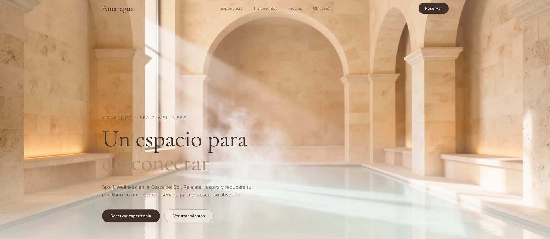 Landing page enfocada en conversión para campañas de publicidad